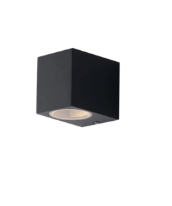 APPLIQUE "QUBO" ALLUMINIO ANTRACITE, 9,3X8X6,7 CM